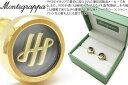 楽天クラフトパークスMONTEGRAPPA モンテグラッパ ZERO IP YELLOW GOLD CUFFLINKS ゼロ カフス（イエローゴールド）【モンテグラッパ正規取扱店】【送料無料】