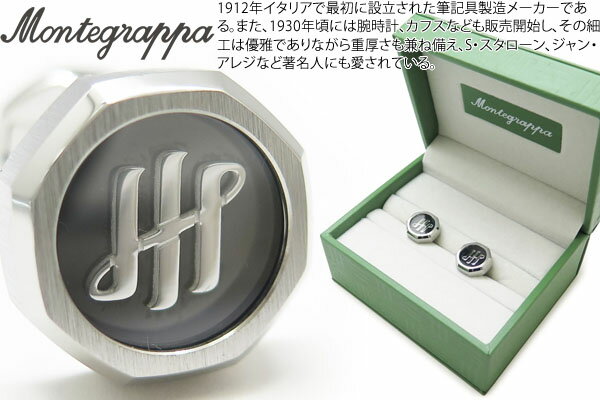 MONTEGRAPPA モンテグラッパ OTTO PALLADIUM CUFFLINKS オットー カフス（パラジウム）【モンテグラッパ正規取扱店】【送料無料】