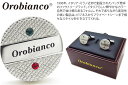 Orobianco オロビアンコ ROUND LOGO TRICOLORE CUFFLINKS ラウンドロゴカフス（トリコローレ）【送料無料】【カフスボタン　カフリンクス】【ブランド】 父の日