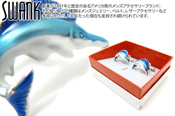 SWANK XN SAILFISH CUFFLINKS JWLJtXyJtX{^@JtNXzyuhz ̓