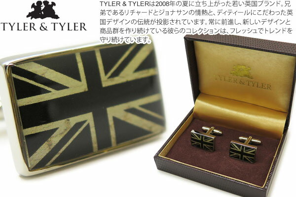 TYLER & TYLER ^C[&^C[ STENCIL ART UNION JACK WHITE BRICK CUFFLINKS@XeVA[g jIWbNJtX(zCgubN)yzyJtX{^@JtNXz ̓