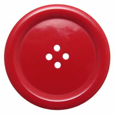 在庫限り【選べる8色】つや有り四つ穴カラーボタン 大きいサイズ　50mm　釦　CPB-20200