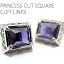 LUMIE8500 PRINCESS CUT SQUARE PURPLE CUFFLINKSץ󥻥åȥեʥѡץˡڥեܥ󡡥ե󥯥̵ۡåԥ󥰡 