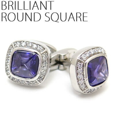 LUMIE8500 BRILLIANT ROUND SQUARE CUFFLINKS uAgEhXNEFAJtXip[vjyJtX{^@JtNXzybsOz ̓