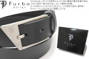 Furbo design フルボデザイン OBLIQUE BACKLE 29mm SMOOTH LEATHER BELT BLACK オブリークバックル 29mmスムースレザーベルト（ブラック）