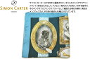 SIMON CARTER サイモンカーター VICTORIAN DOG BLUE POCKET SQUARE ヴィクトリアンドッグ ポケットチーフ（ブルー）【チーフ ポケットスクエア】【ブランド】 父の日