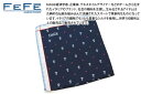 FeFe Glamour Pochette フェフェグラムールポシェット CAFFE BLUE & WHITE SILK POCKET SQUARE コーヒー シルク ポケットスクエア（ブルー＆ホワイト）【ポケットチーフ】【送料無料】