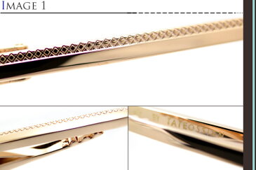 【期間限定ポイント10倍】TATEOSSIAN タテオシアン GRID LONG ROSE GOLD TIE CLIPS(53mm) グリッドロングタイバー(ローズゴールド)【タテオシアン正規取扱】【送料無料】【タイピン タイクリップ】【ブランド】