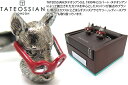 TATEOSSIAN タテオシアン SILVER NOVELTY SCOTTISH TERRIER CUFFLINKS　ノベルティシルバーカフス（スコティッシュテリア）