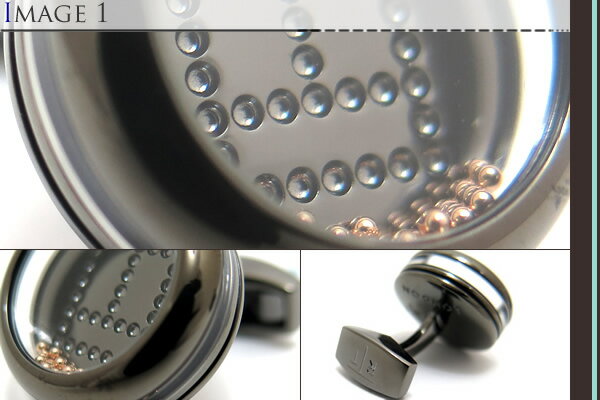 【2019AWモデル】TATEOSSIAN タテオシアン NOVELTY SOLITAIRE GUNMETAL CUFFLINKS　ノベルティ ソリティアカフス（ガンメタル）【タテオシアン正規取扱】【送料無料】【カフスボタン　カフリンクス】