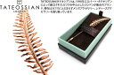 ラペル TATEOSSIAN タテオシアン ROSE GOLD FERN LEAF LAPEL PINS ファーンリーフラペルピン（ローズゴールド） 【ラペルピン スタッズ】【ブランド】