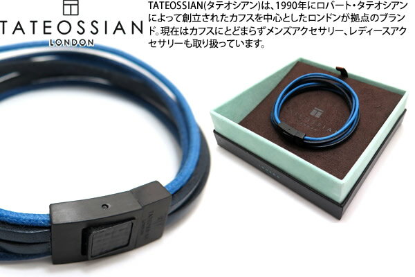 yԌ艿izTATEOSSIAN ^eIVA INTARSIO BLACK IP & BLUE BRACELET ^ZAuXbgiubNIP&u[jyzyuhz