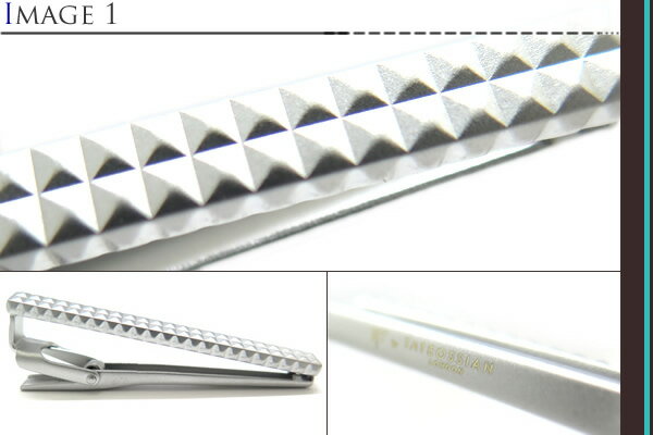�ڴ��ָ���ݥ����15�ܡ�TATEOSSIAN ���ƥ������� DIAMOND GIZA RHODIUM TIE CLIP�����������ɥ��������С��ʥ�������� �����ԥ󡡥����С�����������å�