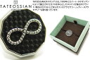 ラペル TATEOSSIAN タテオシアン TALISMAN WHITE BRONZE PLATED & BLACK CARBON FIBRE PINS　タリスマンピンズ（ブラックカーボンファイバー） 【送料無料】【ラペルピン スタッズ】【ブランド】