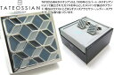 TATEOSSIAN タテオシアン ENAMEL GEOMETRIC ENAMEL GREY CUFFLINKS　エナメル ジオメトリックエナメルカフス（グレイ）