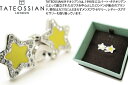 TATEOSSIAN X ELTON JOHN タテオシアン×エルトン・ジョン STAR GLASSES YELLOW ENAMEL PINS　スターメガネピンズ（イエロー） 【送料無料】【ラペルピン スタッズ】【ブランド】