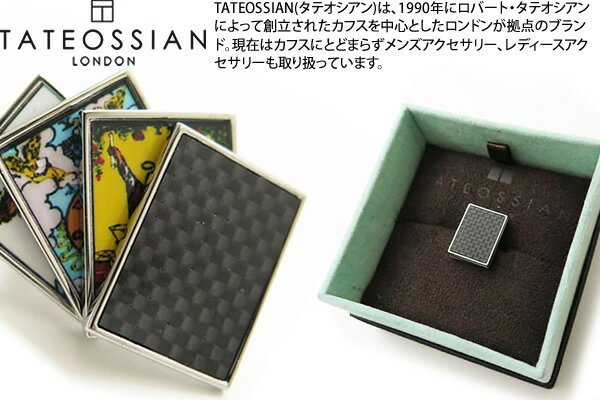 TATEOSSIAN タテオシアン PLAY TIME CARBON TAROT BLACK CARBON FIBER PINS　プレイタイム カーボンタロットピンズ（ブラックカーボン） 