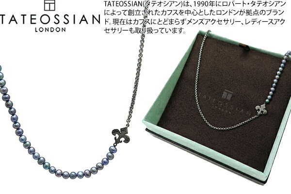 ڴָݥ10ܡTATEOSSIAN ƥ IPANEMA FLEUR DE LIS BLACK PEARL NECKLA...