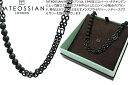 TATEOSSIAN タテオシアン CATENA ISAAC IP BLACK LAVA BEADS NECKLACES カテナアイザックネックレス（IPブラック＆溶岩ビーズ） 【送料無料】【ブランド】