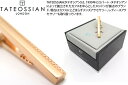 ネクタイピン TATEOSSIAN タテオシアン GRID ROSE GOLD TIE CLIP(44mm) グリッドタイバー(ローズゴールド) タイクリップ シンプル プレゼント 男性 アクセサリー 定番 さりげない 合わせやすい 高級感 スーツ ビジネス