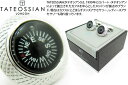 TATEOSSIAN タテオシアン COMPASS MECHANICAL BLACK BACKGROUND CUFFLINKS　コンパスカフス（ブラック） 