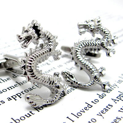 Simple 2500 DRAGON CUFFLINKS 昇り龍カフス　【カフスボタン　カフリンクス】