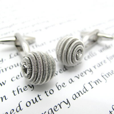 Simple 2500 WIRE SPLING CUFFLINKS ワイヤースプリングカフス【カフスボタン　カフリンクス】