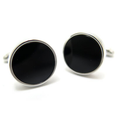 Simple 2500 ROUND BLACK GLASS CUFFLINKS EhubNOXJtXyJtX{^@JtNXz