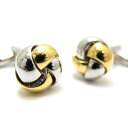 Simple 2500 GOLD & SILVER THICK KNOT CUFFLINKS S[hVo[VbNmbgJtXyJtX{^@JtNXz