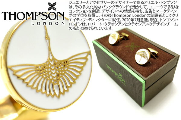 THOMPSON gv\ TH CRANE YELLOW GOLD CUFFLINKS@N[JtXiCG[S[hjygv\K戵zyzyJtX{^@JtNXzyuhz ̓