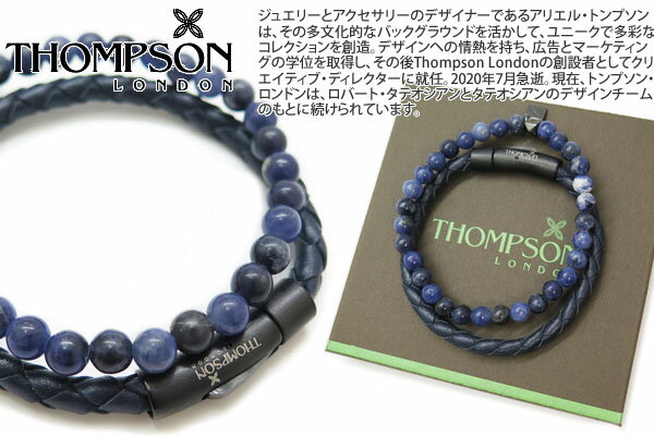 THOMPSON gv\ TH TUBO CLASSICO SET BLACK IP STAINLESS STEEL & BLUE(SODALITE) BRACELET@`[{ NVR uXbg Zbg iubNIPAXeXu[i\[_CgjiMTCYj yzyuhz