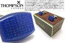 THOMPSON トンプソン TH WOVEN TONNEAU WHITE BRONZE & BLUE JADE CUFFLINKS ウーブントノーカフス(ブル...