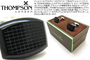 THOMPSON トンプソン TH WOVEN TONNEAU WHITE BRONZE & BLACK OYNX CUFFLINKS ウーブントノーカフス(ブ...