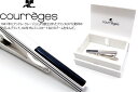 クレージュ ネクタイピン courreges クレージュ BLUE GLASS TIE BAR ブルーグラスタイバー【メール便不可】タイバー　タイピン　タイクリップ【ブランド】 父の日