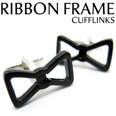 VALUE3500 RIBBON FRAME CUFFLINKS@{t[JtXyJtX{^@JtNXz ̓