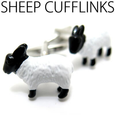 VALUE3500 SHEEP ANIMAL CUFFLINKS rAj}JtXyJtX{^@JtNXz ̓