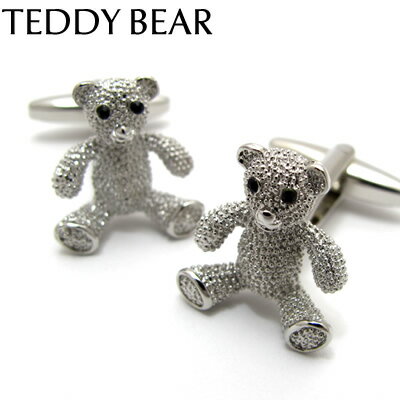 VALUE3500 TEDDY BEAR CUFFLINKS テディベアカフス 【カフスボタン　カフリンクス】