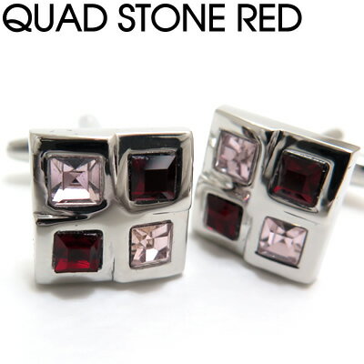 VALUE3500 QUAD STONE RED CUFFLINKS NAbhXg[JtXibhjyJtX{^@JtNXz ̓