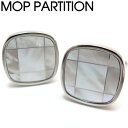 VALUE3500 MOP PARTITION CUFFLINKS 白蝶貝パーティションカフス 父の日