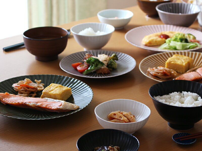 【 しのぎ 茶碗 （大） 黒マット 】 波佐見焼 和食器 ごはん茶碗 おしゃれ 一龍陶苑 お茶わん 黒・ツヤなし いちりゅう 結婚式の引出物やギフト! 食器 内祝 はさみやき 北欧 有田焼