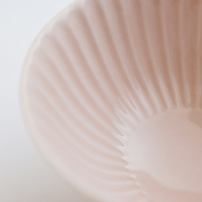 【波佐見焼】【一龍陶苑】【しのぎ】【お茶わん】【桜色】『しのぎ茶碗大ピンク』いちりゅう結婚式の引出物やギフト!食器おしゃれ内祝いはさみやき北欧ギ有田焼一龍陶苑