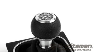 BFIシフトノブDSG/S-tronic/AT用フォルクスワーゲン・アウディ■Silver/BlackLeather■