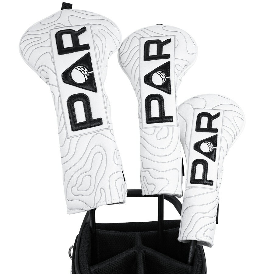 BigTeeth ゴルフクラブヘッドカバー ドライバー用/フェアウェイウッド用/ユーティリティー用 刺繍 高級..