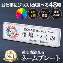 名札 【楽天ランキング1位獲得 / 最短当日発送OK】 カラー ネームプレート ビジネス 穴が開かない ネオジウム磁石 選べる2サイズ 豊富なデザイン48種 レ...