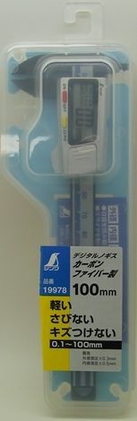 樂天商城 - デジタルノギス　100mmカーボンファイバー　　シンワ製