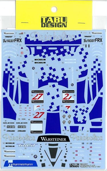 1/24 McLaren F1-GTR Parabolica #27 FIA-GT 1997(F1/24Ήj