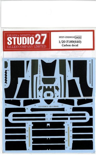 1/20 F189(640) Carbon decal