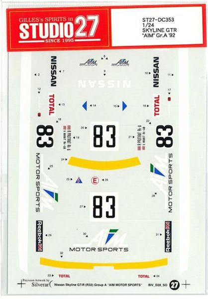 SKYLINE GT-R"AIM" '92 1/24