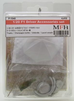 1/20 F1 Driver Accessories set