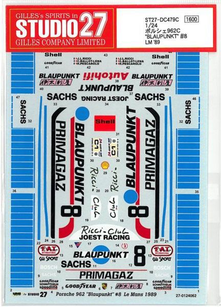 1/24 PORSCHE 962C 